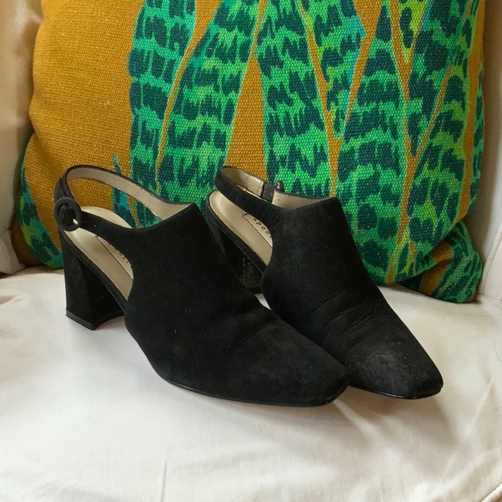 Leather slingbacks « apostrophe » by Julia size 7m